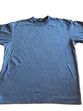 TALENTLESS Slate Blue Short Sleeve Crewneck Tee T-Shirt Large Men’s